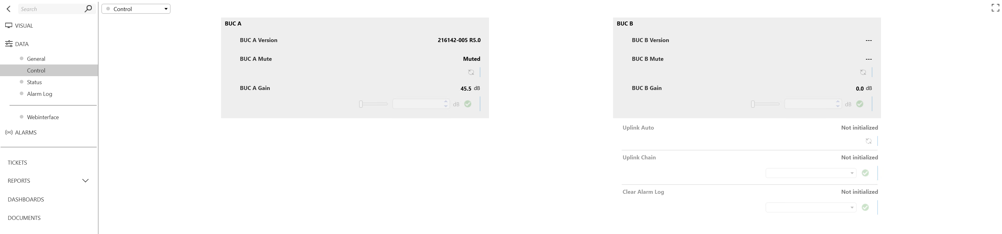 Control Page