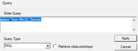 WBEMTEST Connect Button