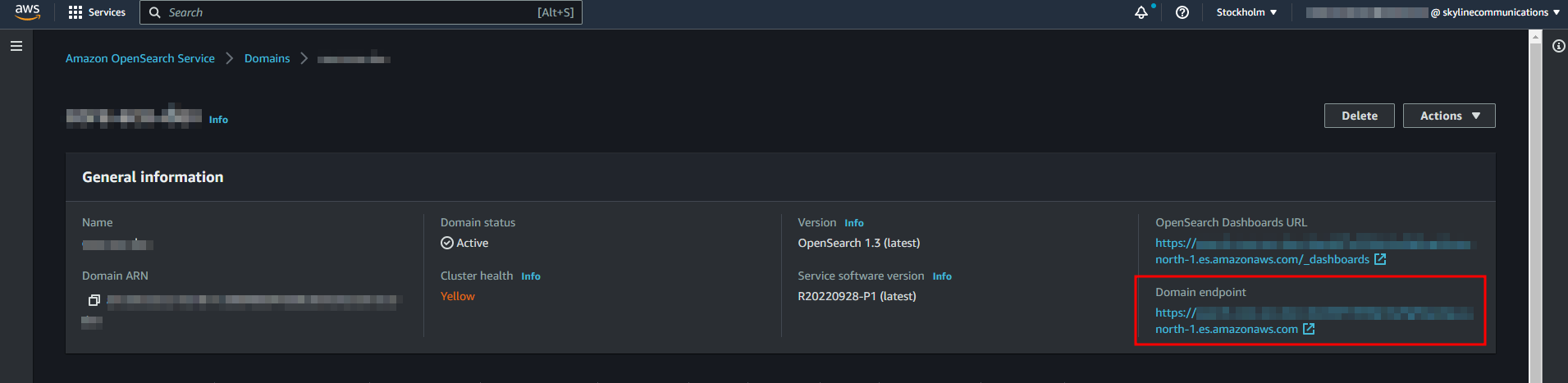 Create Domain