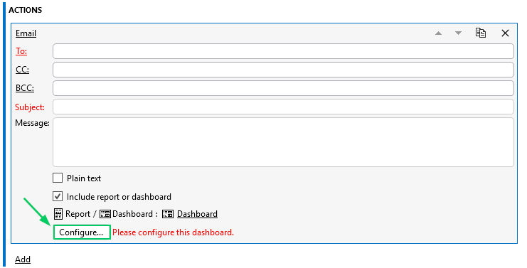 Configure button