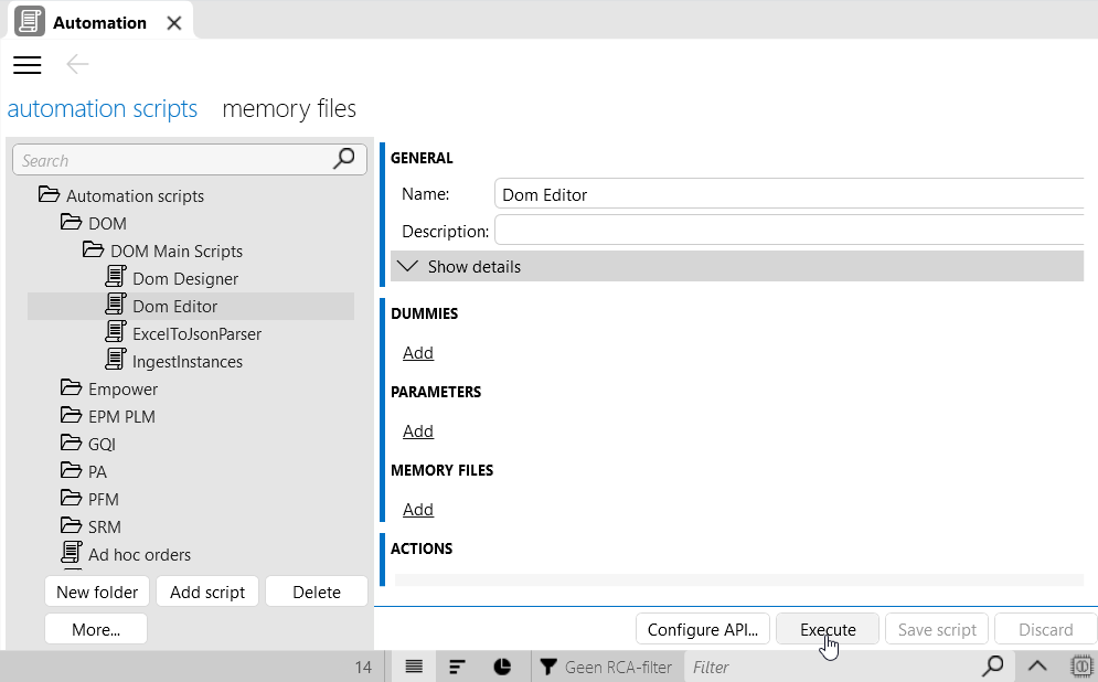 Dom Editor script