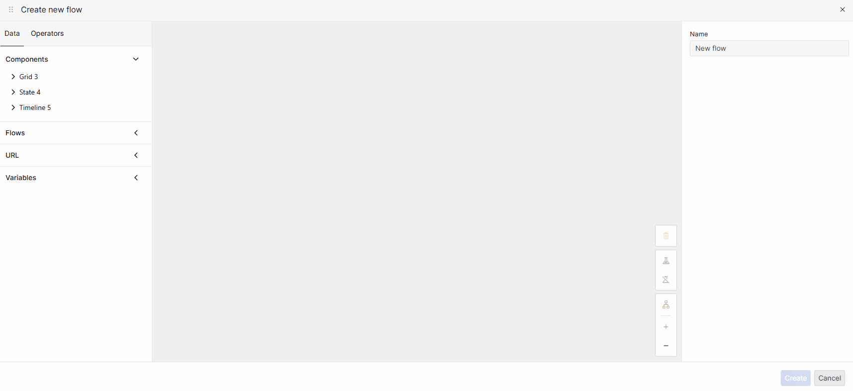 Adding data to a flow