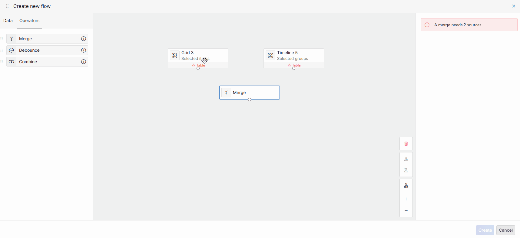 Connecting Blocks in the Flow