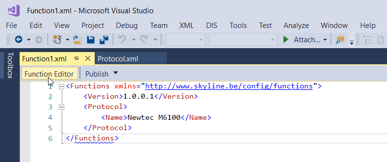 Function editor