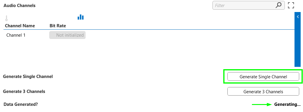 Generate Single Channel