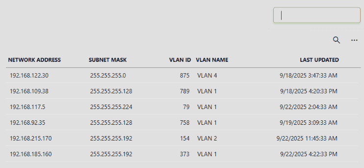 Text input as filter