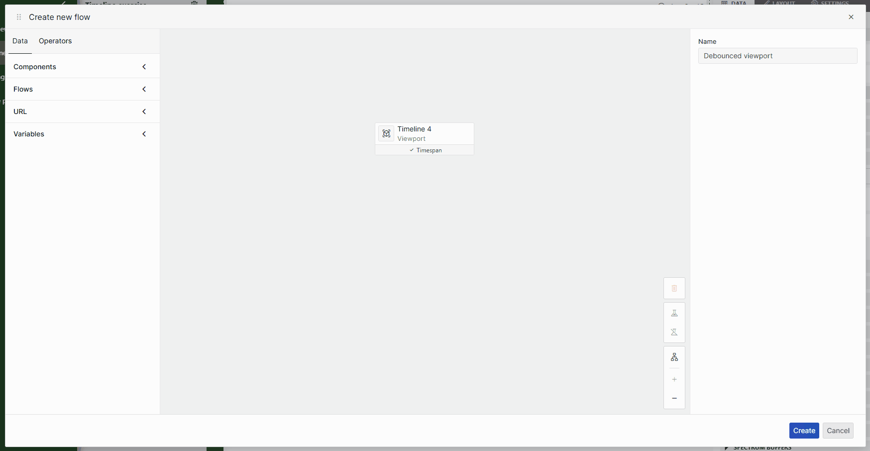 Linking viewport and debounce