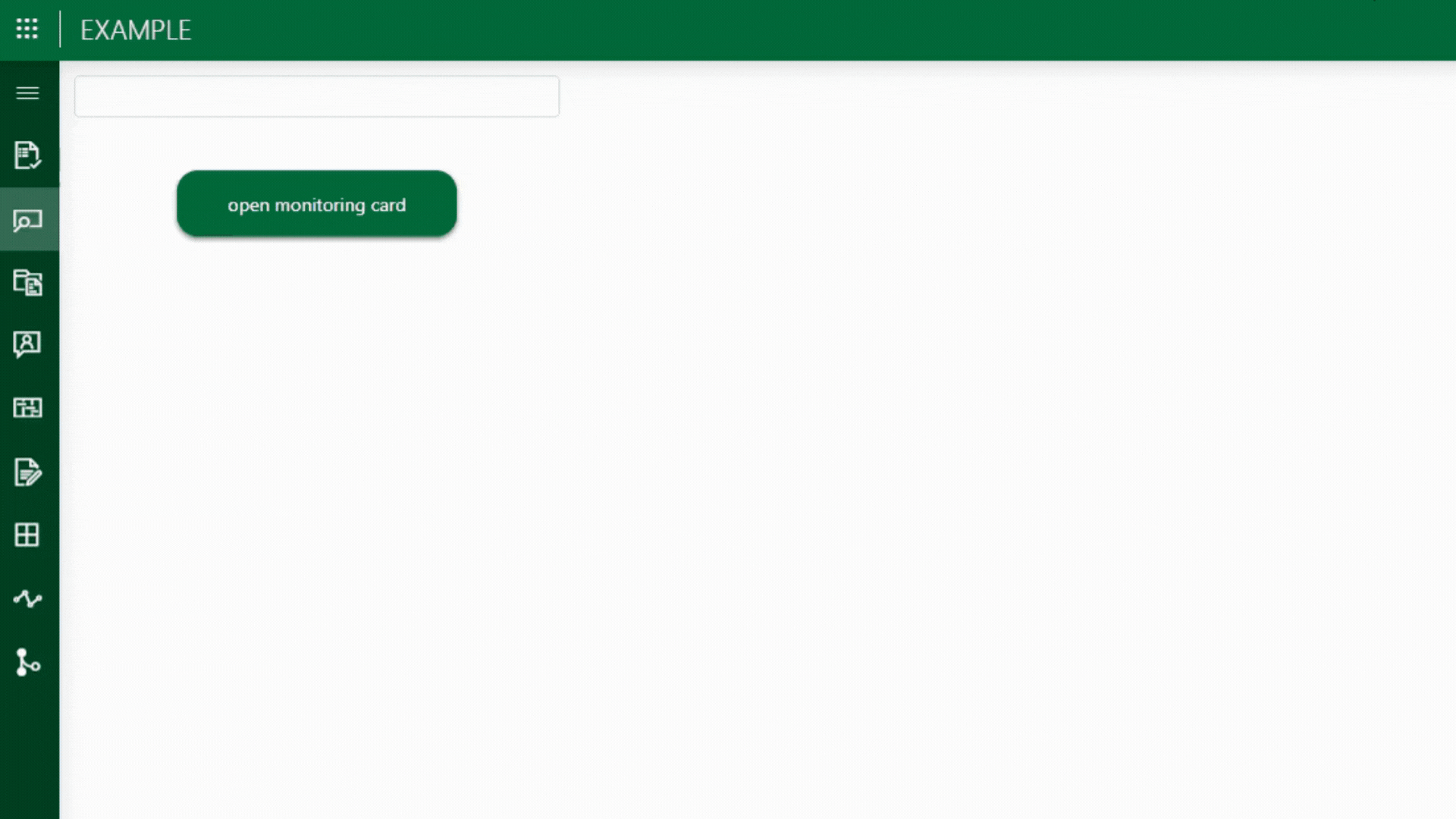 Open monitoring card