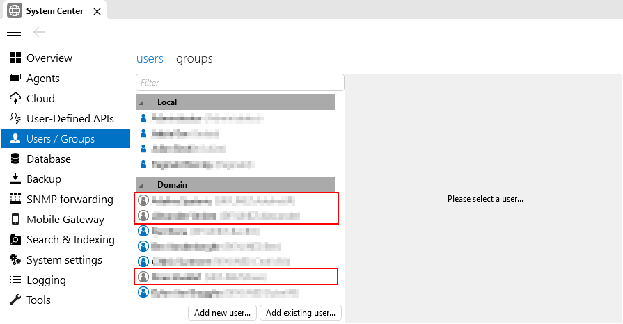 Automatically added domain users