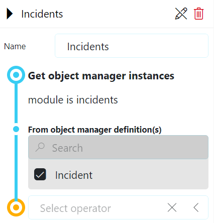 Incidents query