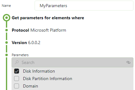 Selecting the protocol table