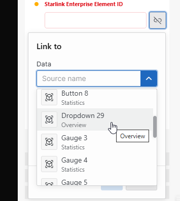 Link the ID to the dropdown