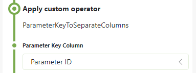 ParameterKeyToSeparateColumns