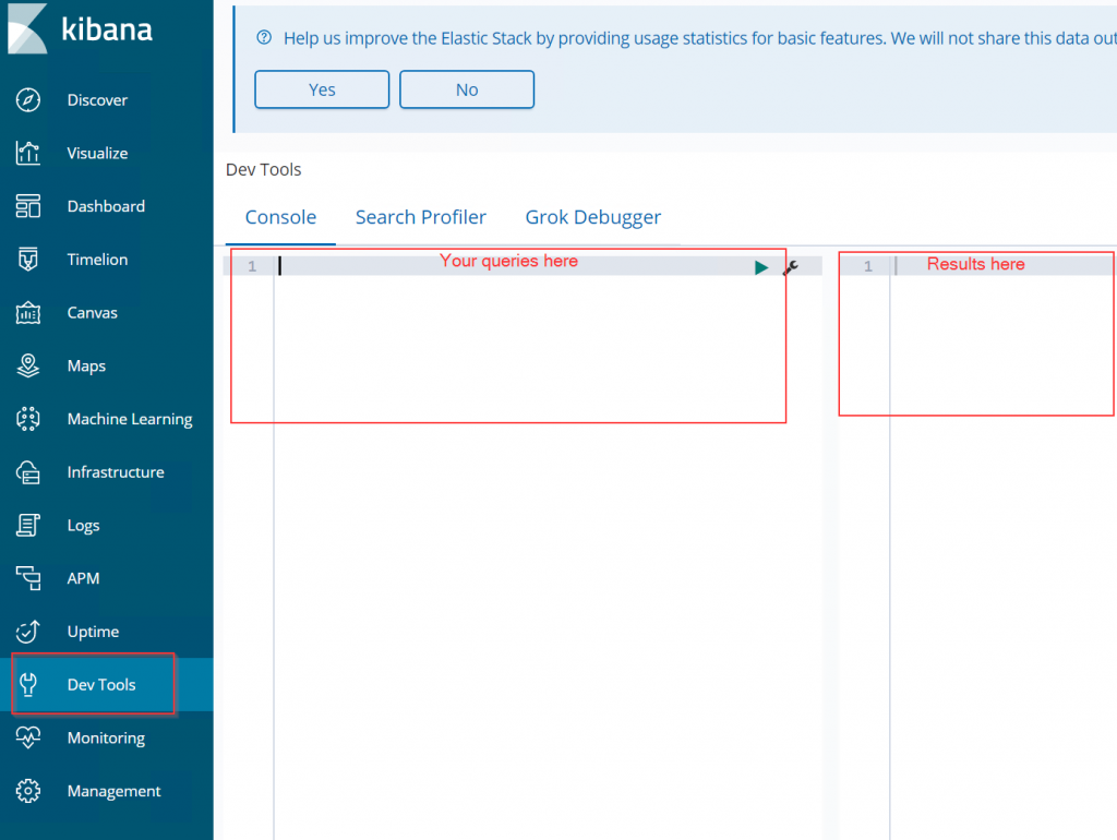 Kibana example