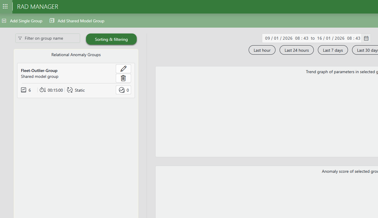 RAD Manager first glance