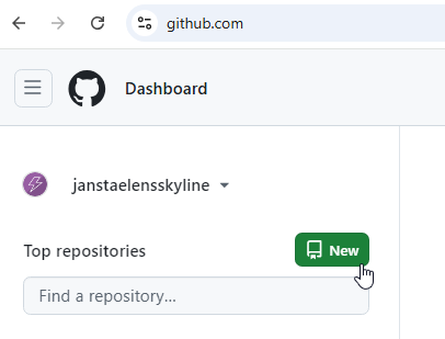 New button