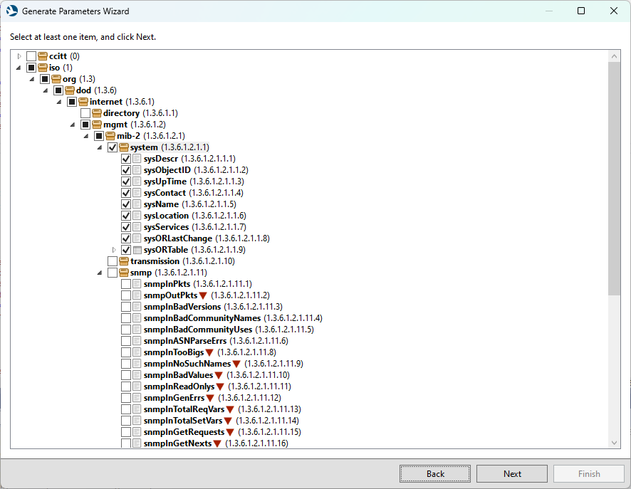 DIS - Generate Parameters - Choose Params