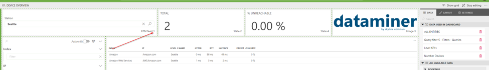 Component ID location in dashboard