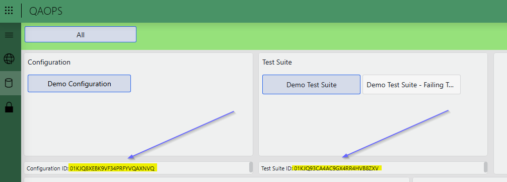 QAOps Identifier Selections
