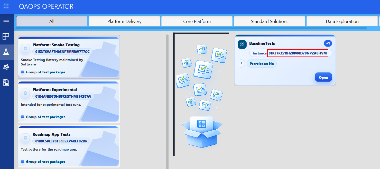 QAOps package identifier