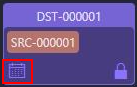 Info icon shown on destination tile
