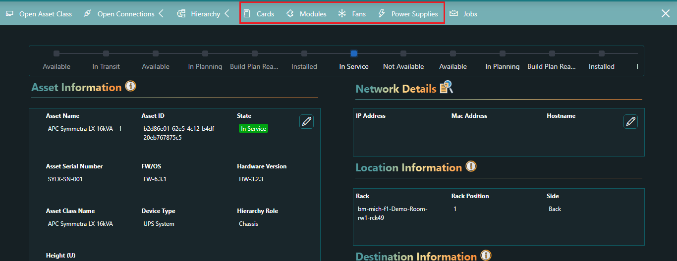 Slot configuration buttons