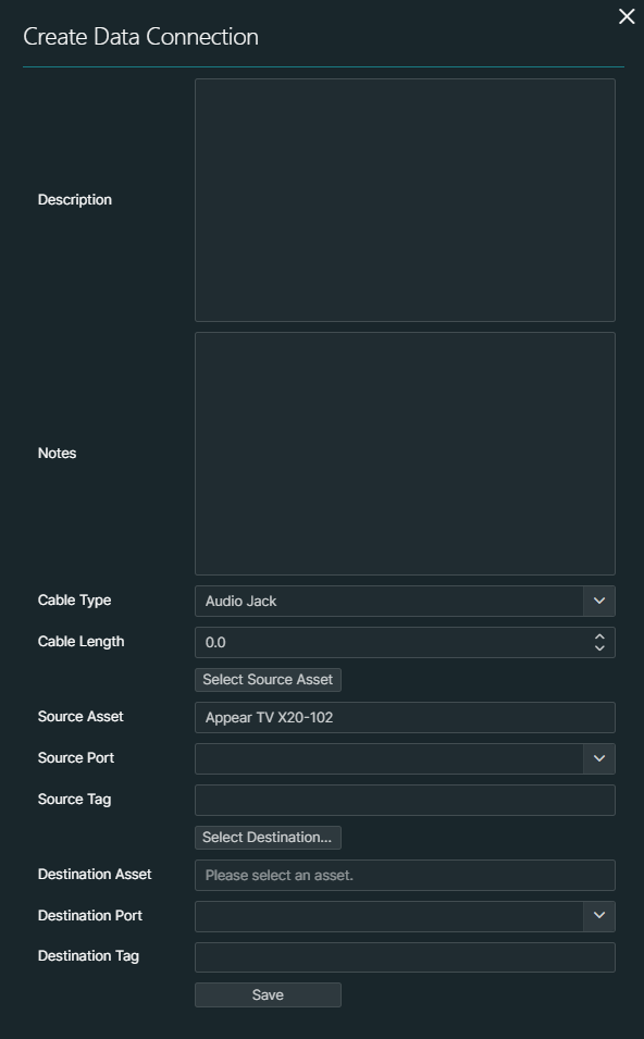 Create data connection wizard