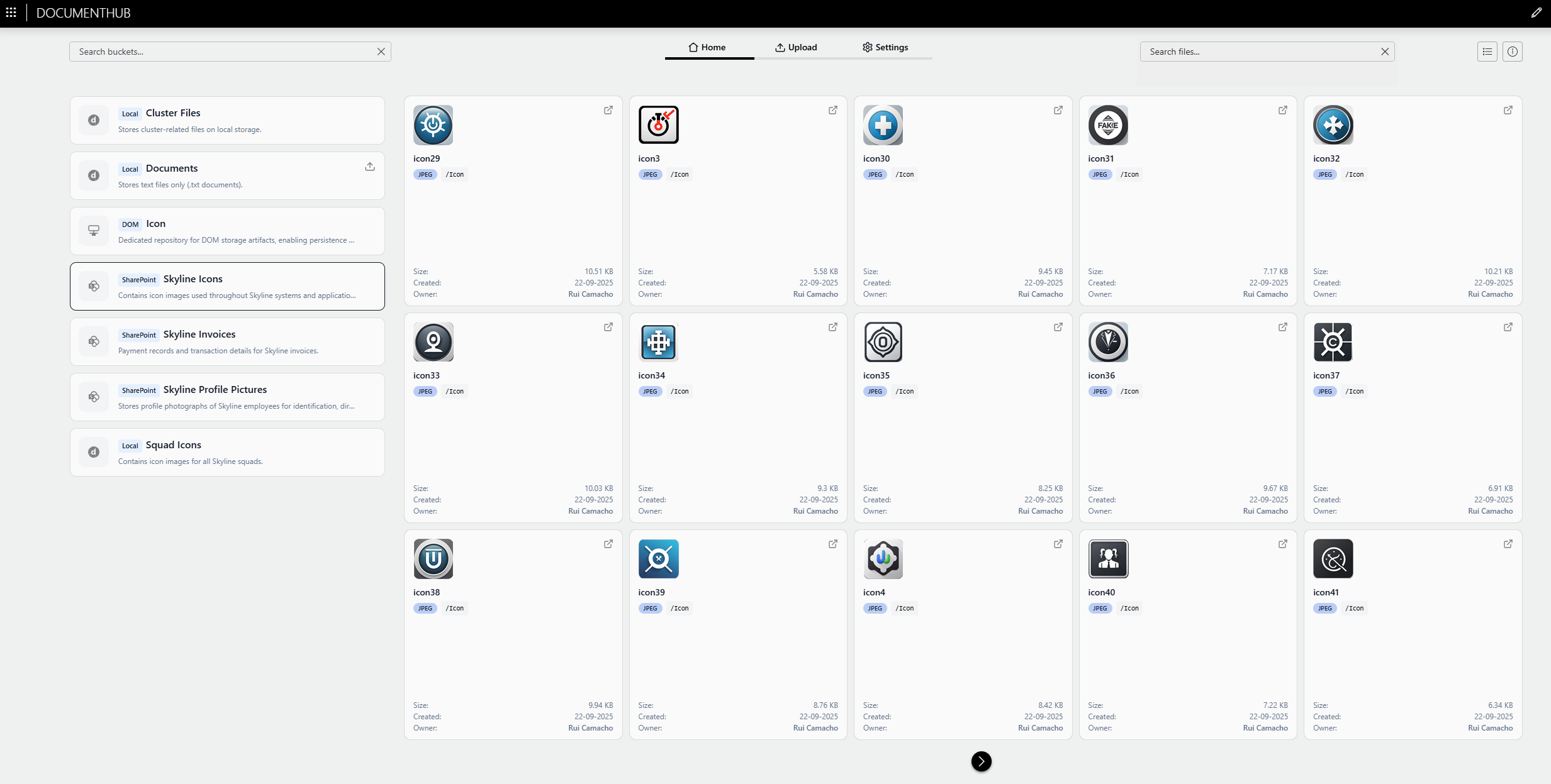 DocumentHub Application overview