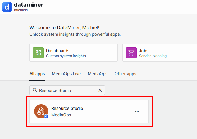 Filtering resource pools by category | DataMiner Docs