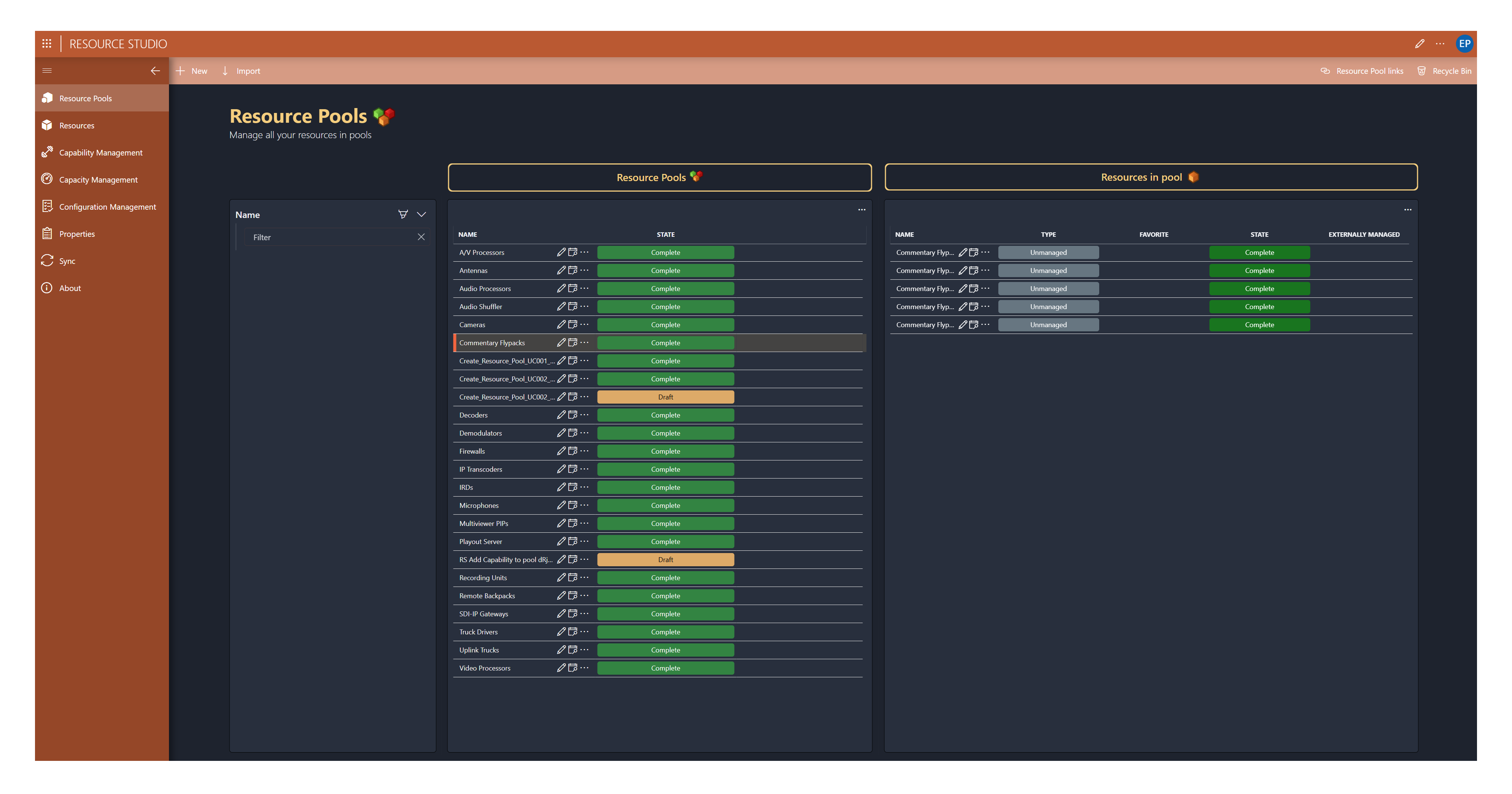 Resource Studio Overview