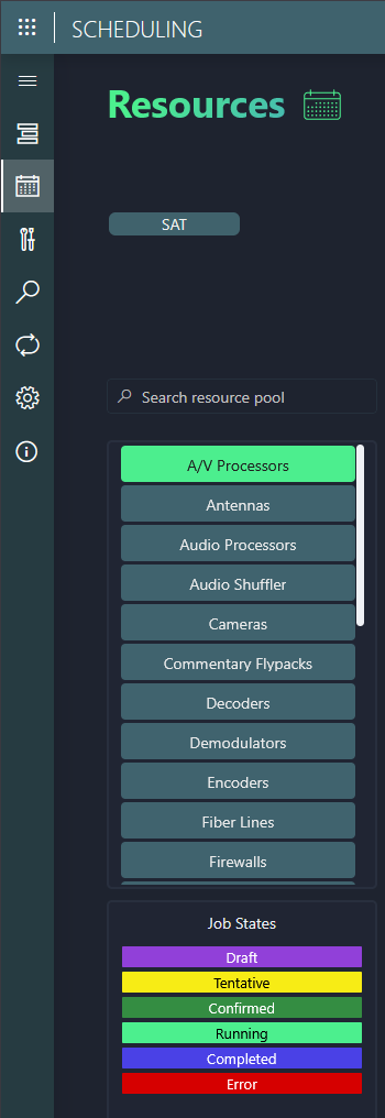 Filtering resource pools by category | DataMiner Docs