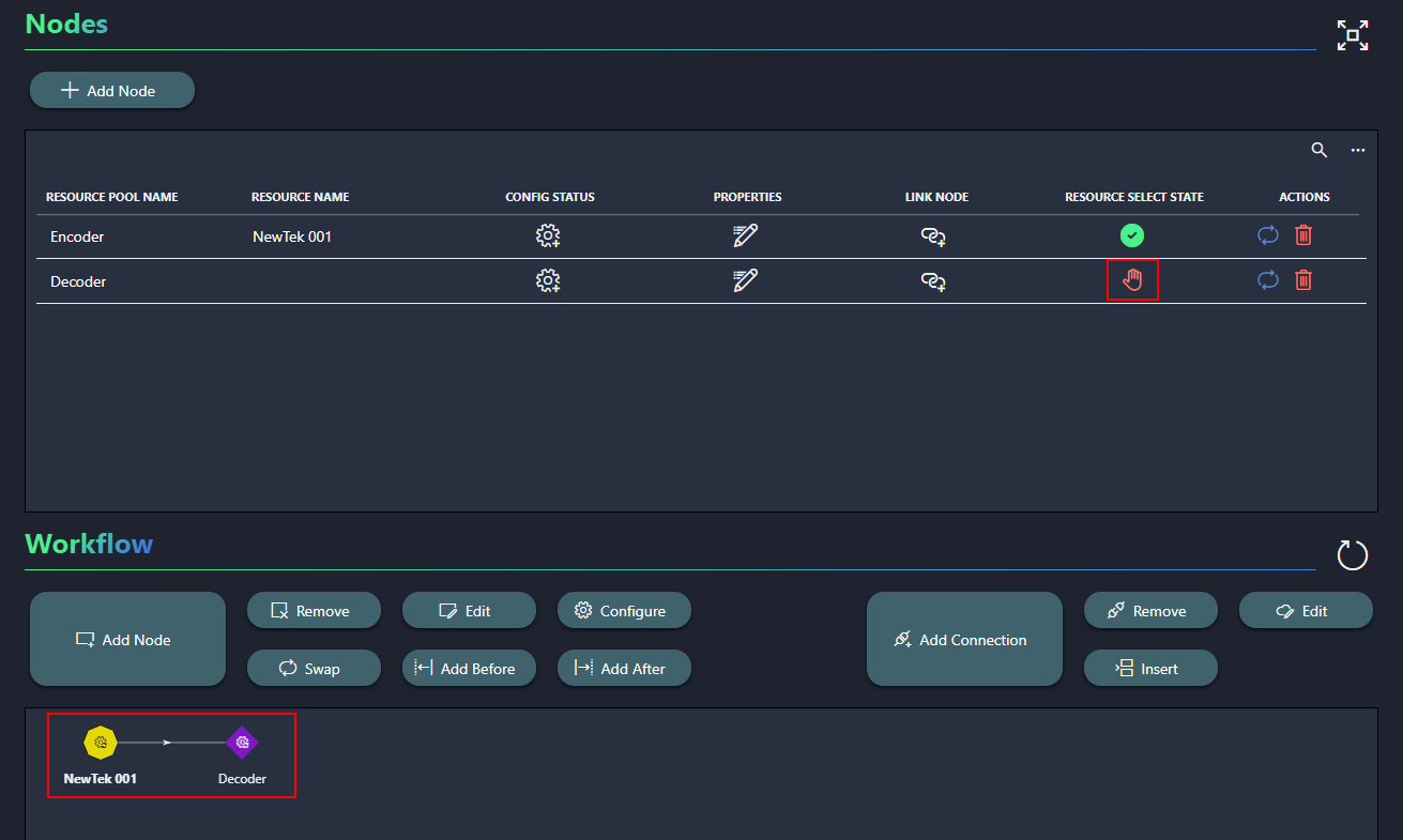 Resource pool added without resource