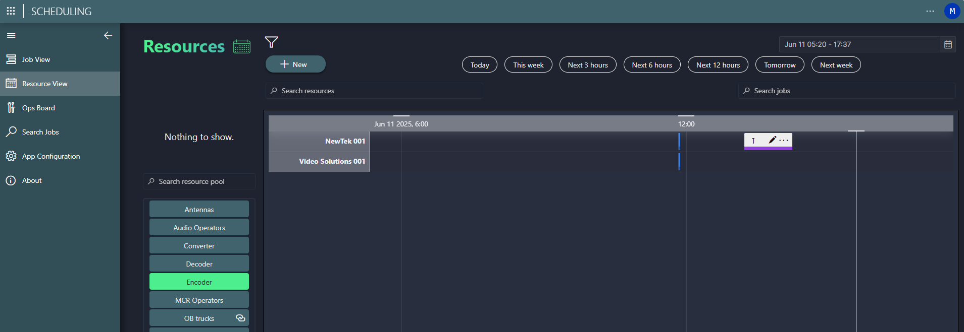 Creating a job directly on a specific resource