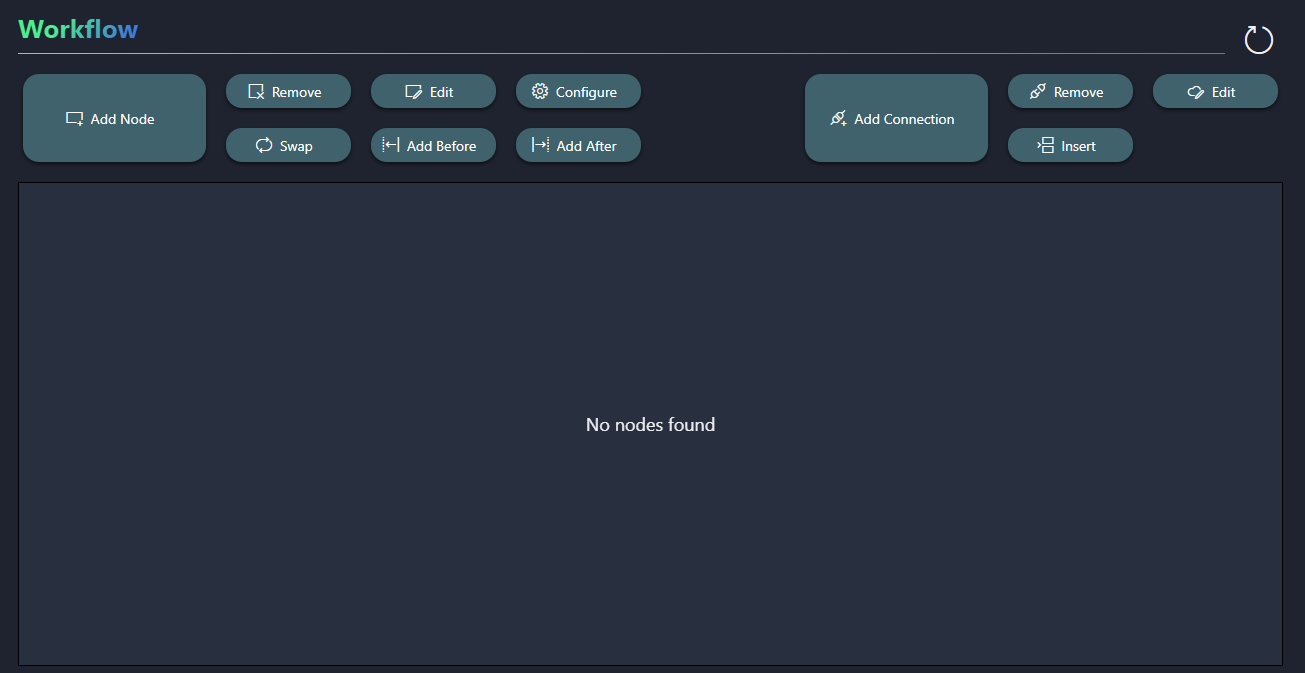 Workflow section