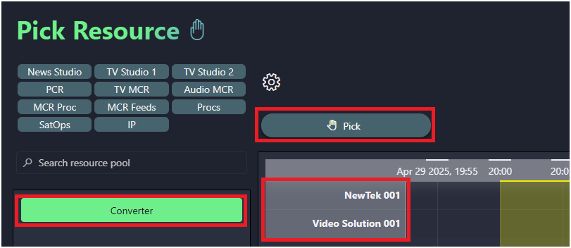 Pick Resource