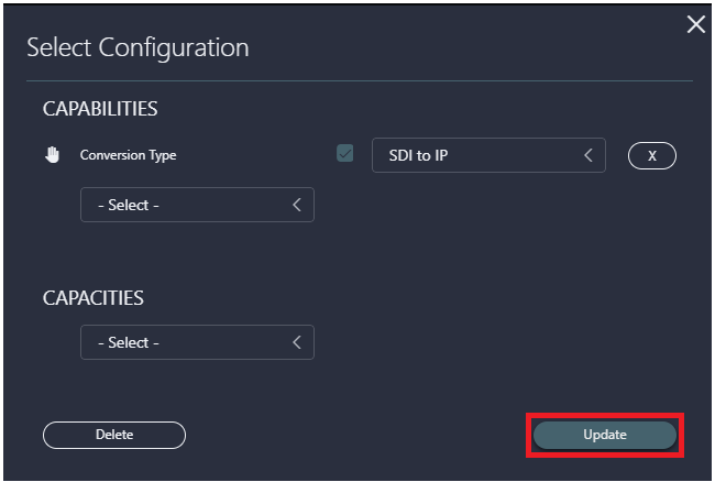 Select Configuration