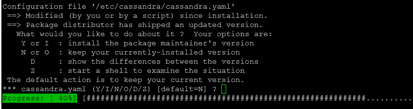Cassandra Configuration File Update