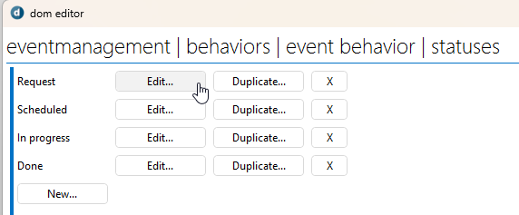 Dom Editor edit request state