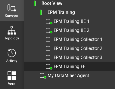 Cube sidebar with Topology app