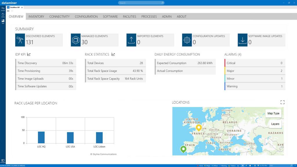 DataMiner IDP user interface