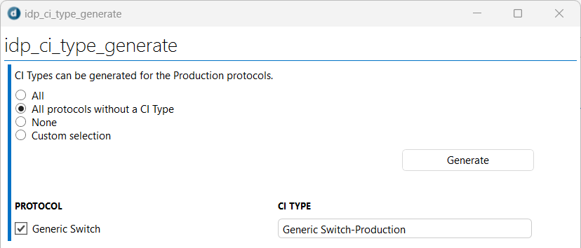 Select the connector