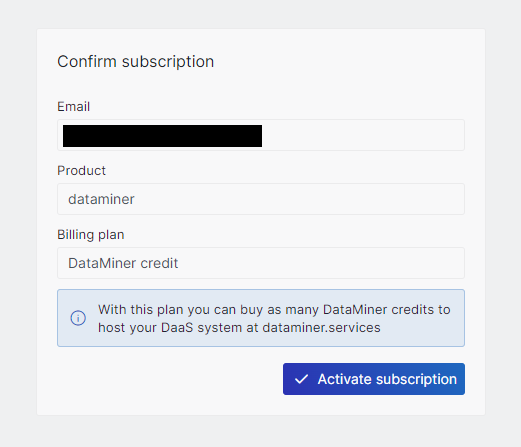 Confirm Subscription