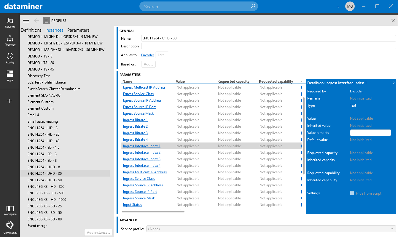 Profiles module
