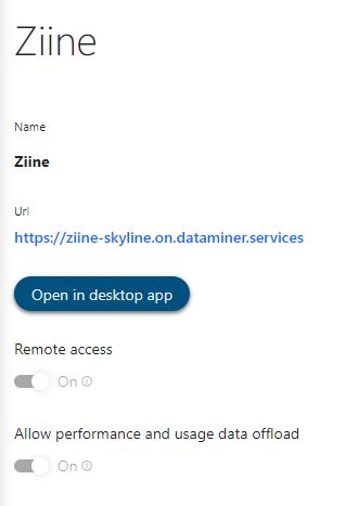 Remote Cube in the admin app