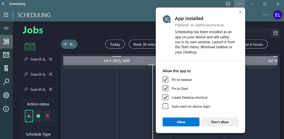 Standalone app