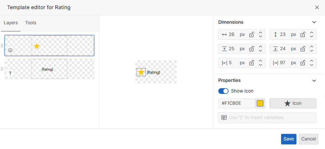 Template Editor