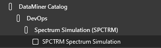 Spectrum Simulation element