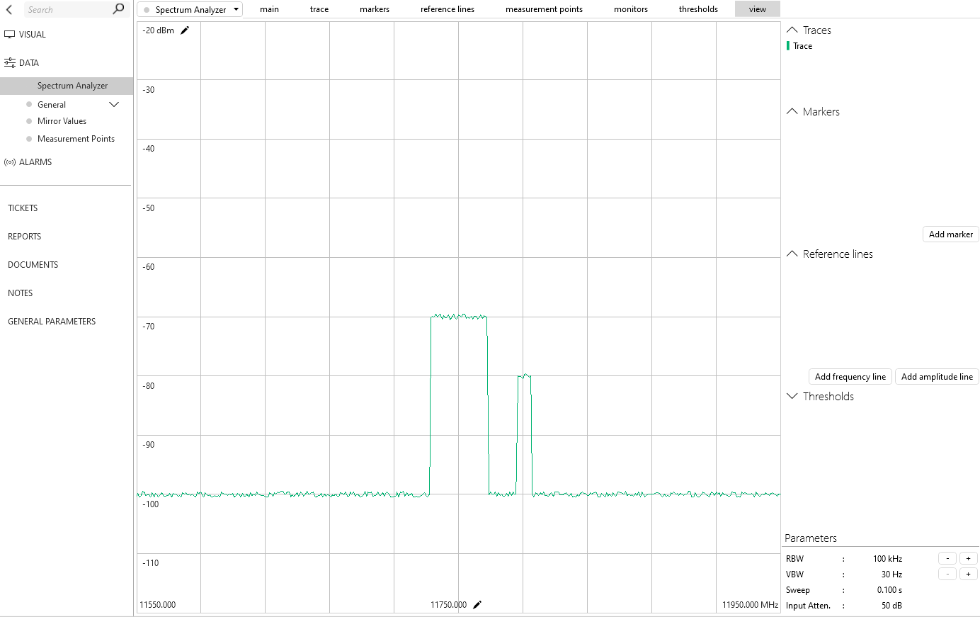 Spectrum Trace