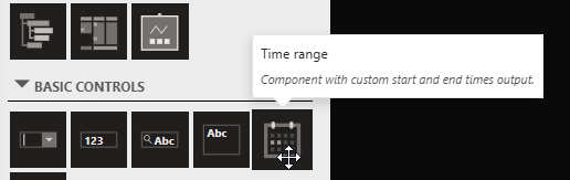 Add a time range component
