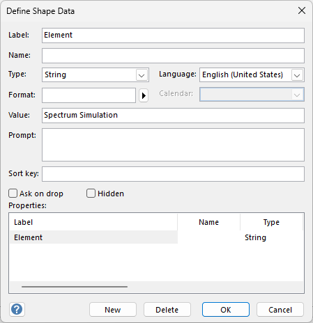 Add element shape data